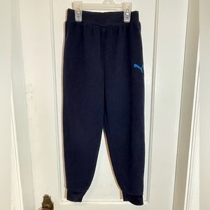 Blue fleece Puma Joggers